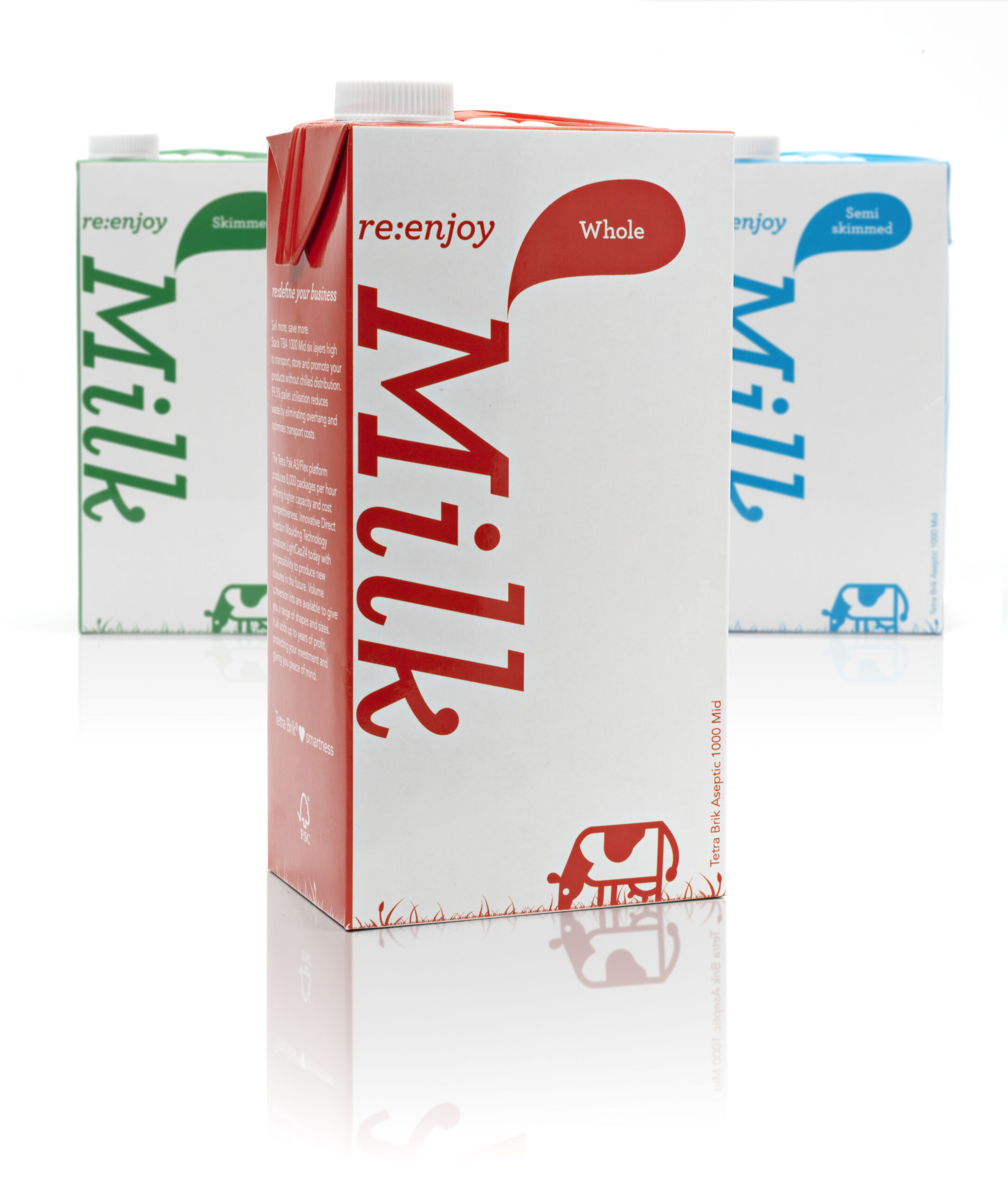 Tetra Brik Aseptic Mid LightCap 24 Milk carton packages