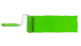 Green Paint Roller Concept