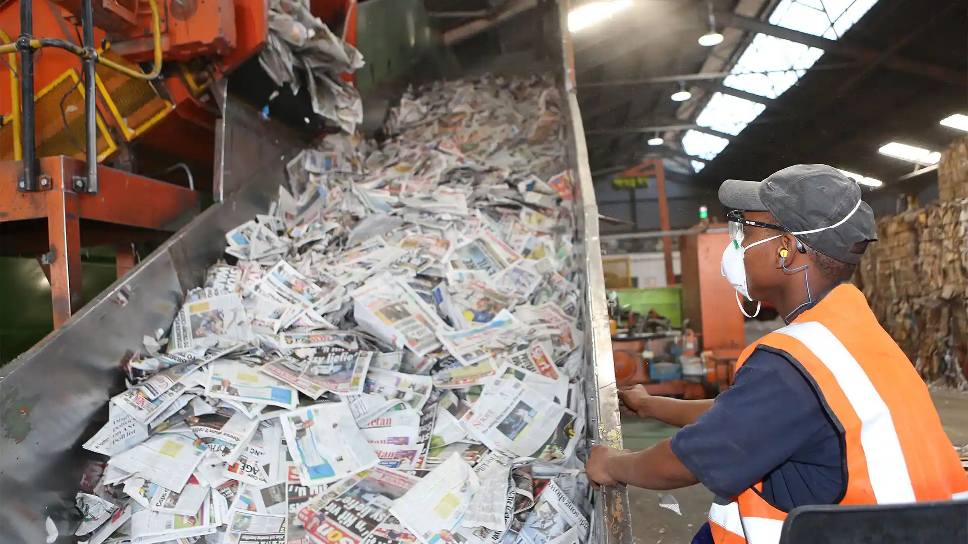 paper recycling plant