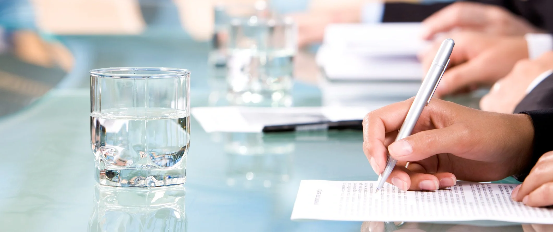Business Document Signing Meeting