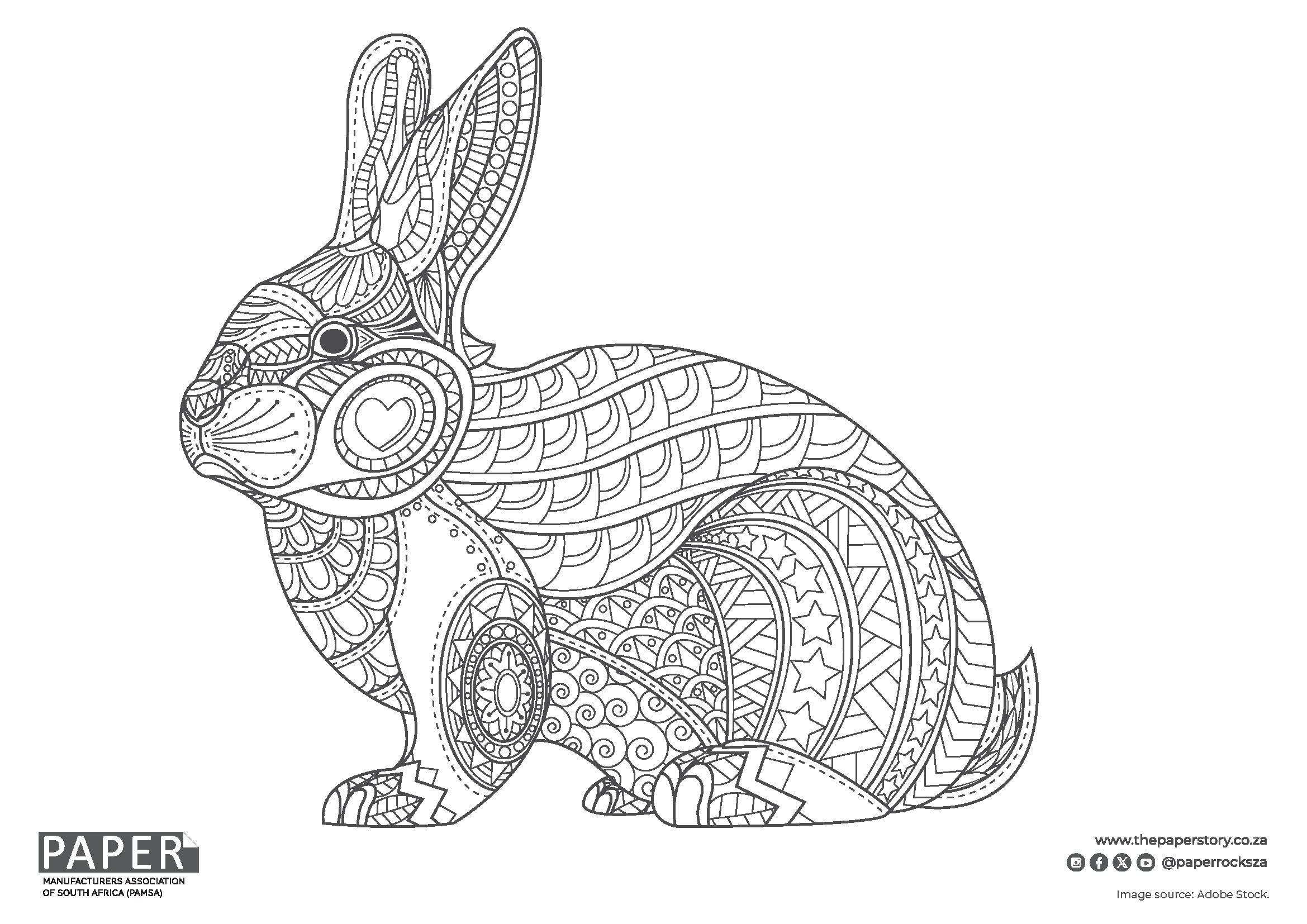 256004 PAMSA Colouring Bunny
