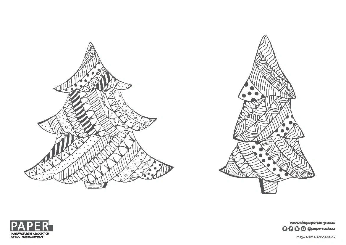 Christmas Tree Coloring Page