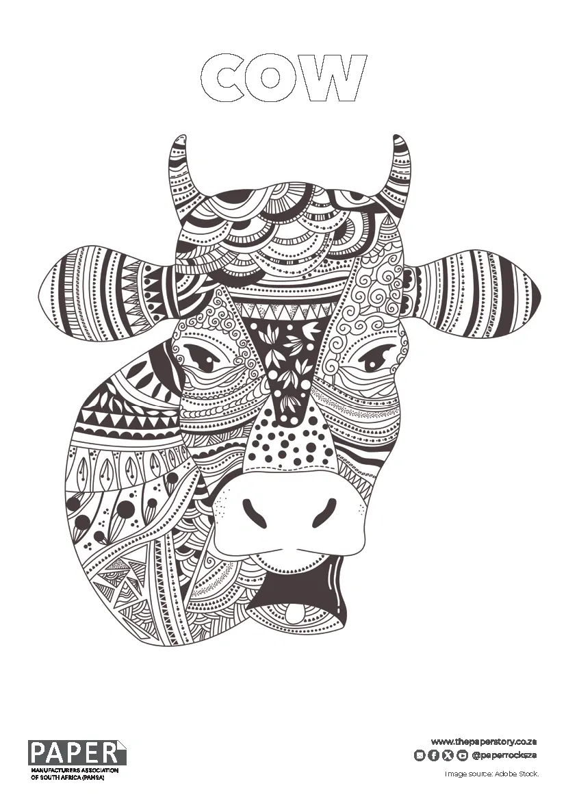 Cow Coloring Page