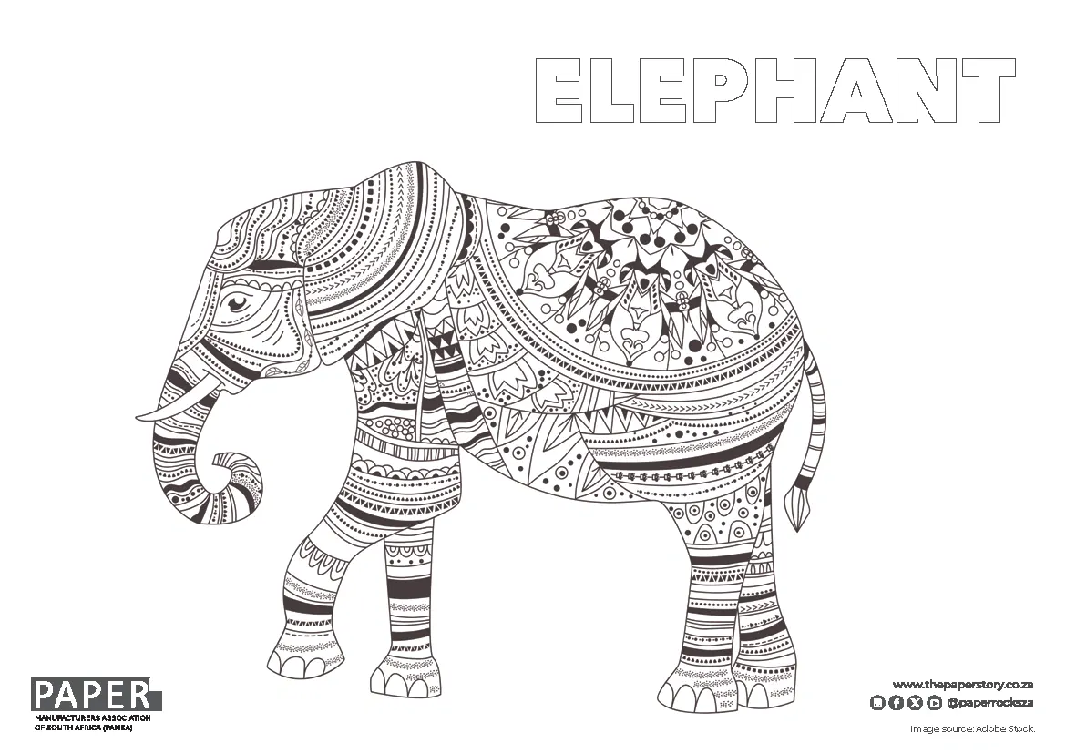 Elephant Coloring Page