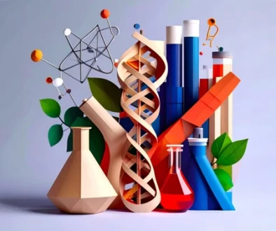 sustainable paper science innovation concept