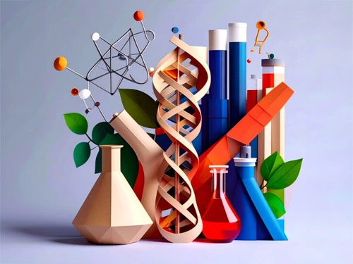 sustainable paper science innovation concept