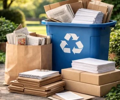 Paper and Cardboard Recycling Bin