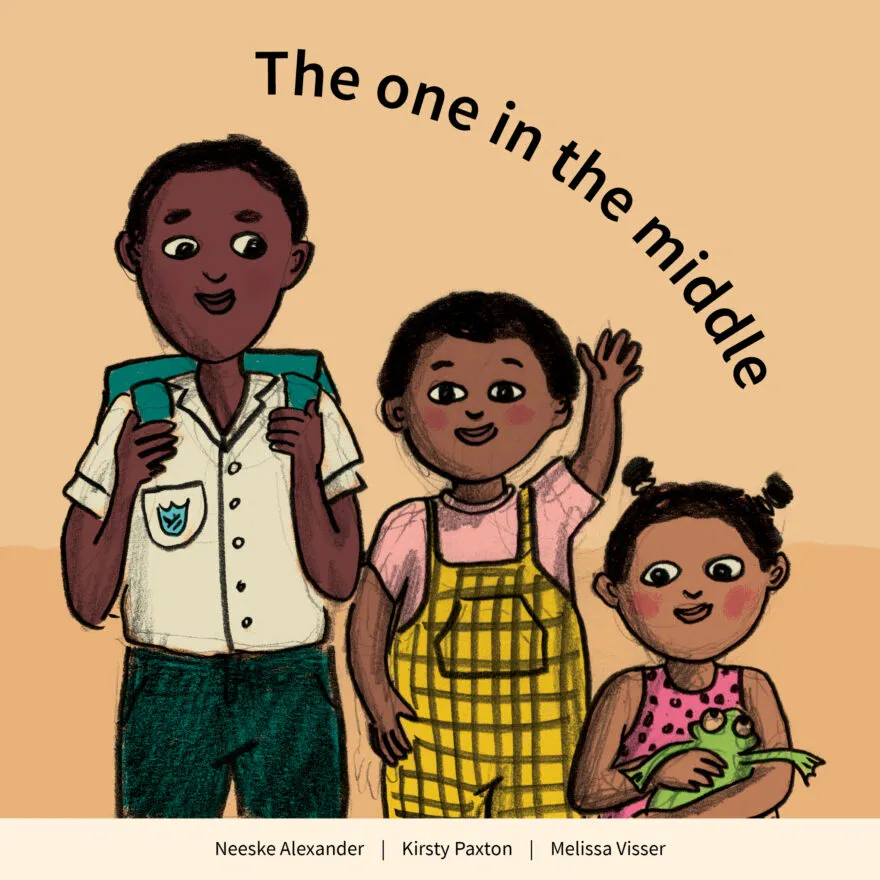 The One In The Middle Childrens Book Cover